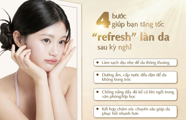 ‘Reset’ làn da sau Tết: Bắt đầu từ đâu để da hồi phục nhanh? - Ảnh 1.