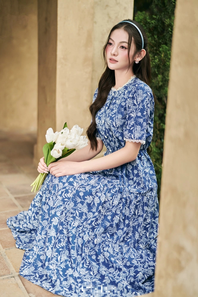 Tận hưởng tiết xuân mát dịu qua những chiếc váy hoa tươi sáng- Ảnh 6. Tận hưởng tiết xuân mát dịu qua những chiếc váy hoa tươi sáng- Ảnh 6.