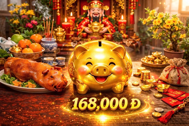 Ng&agrave;y Thần t&agrave;i 2026 bỏ heo đất 168.000 đồng 'lấy v&iacute;a': Chuy&ecirc;n gia phong thủy n&oacute;i g&igrave;? - Ảnh 1.