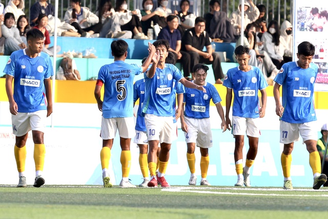 Trường ĐH Đồng Th&aacute;p: Đội b&oacute;ng &lsquo;chưa từng thủng lưới&rsquo; sẵn s&agrave;ng chinh phục VCK TNSV THACO cup 2026- Ảnh 1.