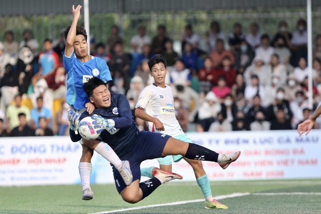 Trường ĐH Đồng Th&aacute;p: Đội b&oacute;ng &lsquo;chưa từng thủng lưới&rsquo; sẵn s&agrave;ng chinh phục VCK TNSV THACO cup 2026- Ảnh 4.