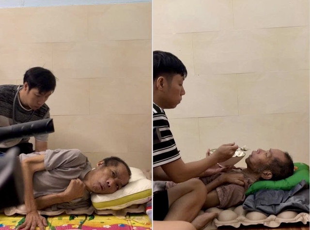 Nghỉ việc để chăm s&oacute;c cha bị tai biến: H&agrave;nh tr&igrave;nh đầy cảm động của anh Tuấn - Ảnh 1.