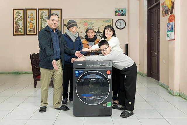 Từ chuyện giặt giũ đến k&yacute; ức đậm &lsquo;chất nh&agrave;&rsquo; trong cuộc thi về m&aacute;y giặt Panasonic - Ảnh 1.