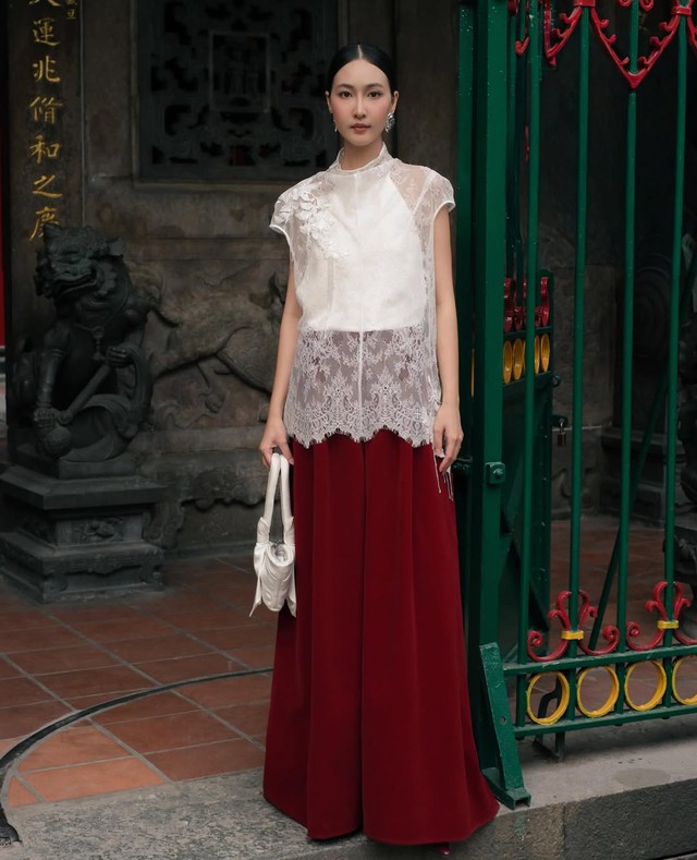 Rạng rỡ hơn cùng các thiết kế ren trong trang phục - Ảnh 6.