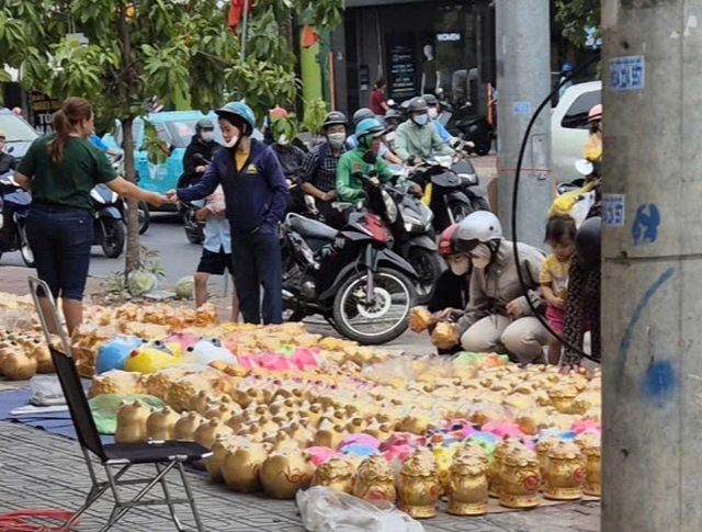 Heo đất 'phủ sóng' khắp các tuyến đường, người trẻ mua để 'đựng' ước mơ - Ảnh 5.