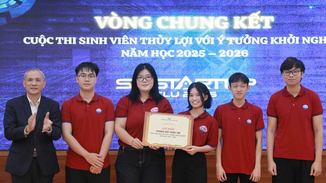 Sinh vi&ecirc;n c&oacute; s&aacute;ng kiến d&ugrave;ng tr&iacute; tuệ nh&acirc;n tạo để đ&oacute;ng mở cống thủy lợi - Ảnh 1.