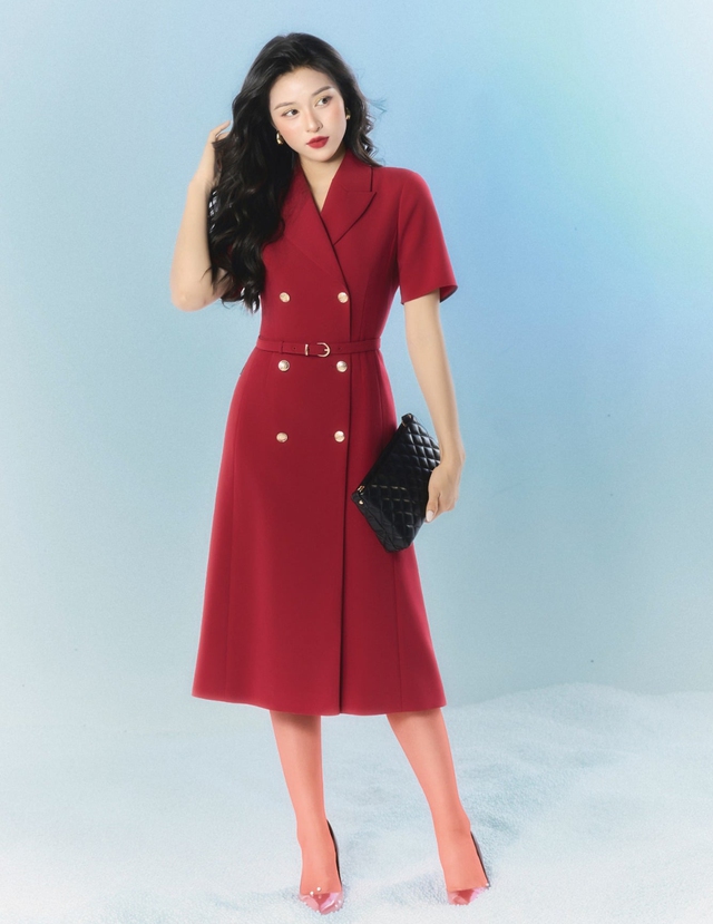 Đầu xuân, nàng diện váy dài thanh lịch xuống phố- Ảnh 9.