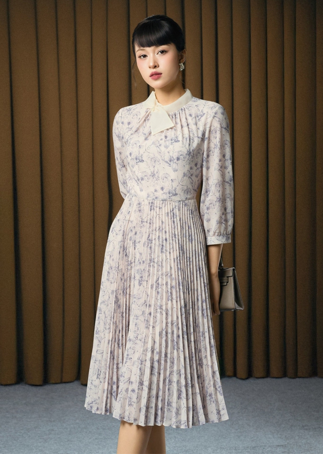 Đầu xuân, nàng diện váy dài thanh lịch xuống phố- Ảnh 6.