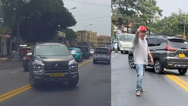 L&aacute;i &ocirc; t&ocirc; quay đầu ẩu, t&agrave;i xế c&ograve;n h&ugrave;ng hổ chửi bới người kh&aacute;c - Ảnh 1.