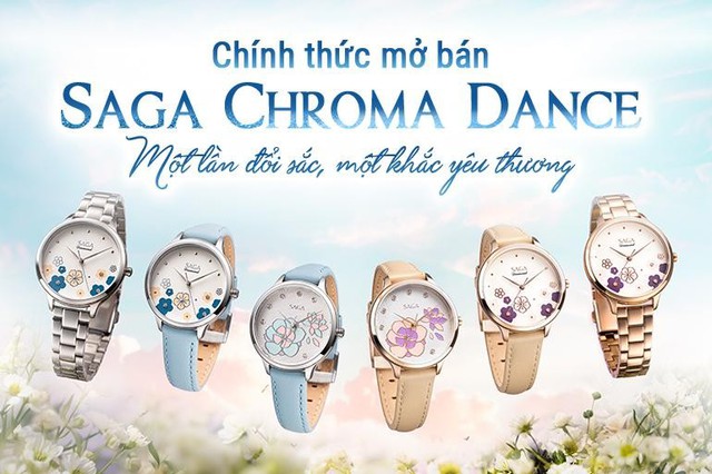 Kỳ lạ, mẫu đồng hồ Saga Chroma Dance đổi màu đang gây sốt dịp 8.3- Ảnh 1. Kỳ lạ, mẫu đồng hồ Saga Chroma Dance đổi màu đang gây sốt dịp 8.3- Ảnh 1.