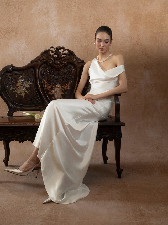 Bắt trend 'phú bà' với những thiết kế váy lụa sang chảnh - Ảnh 4.