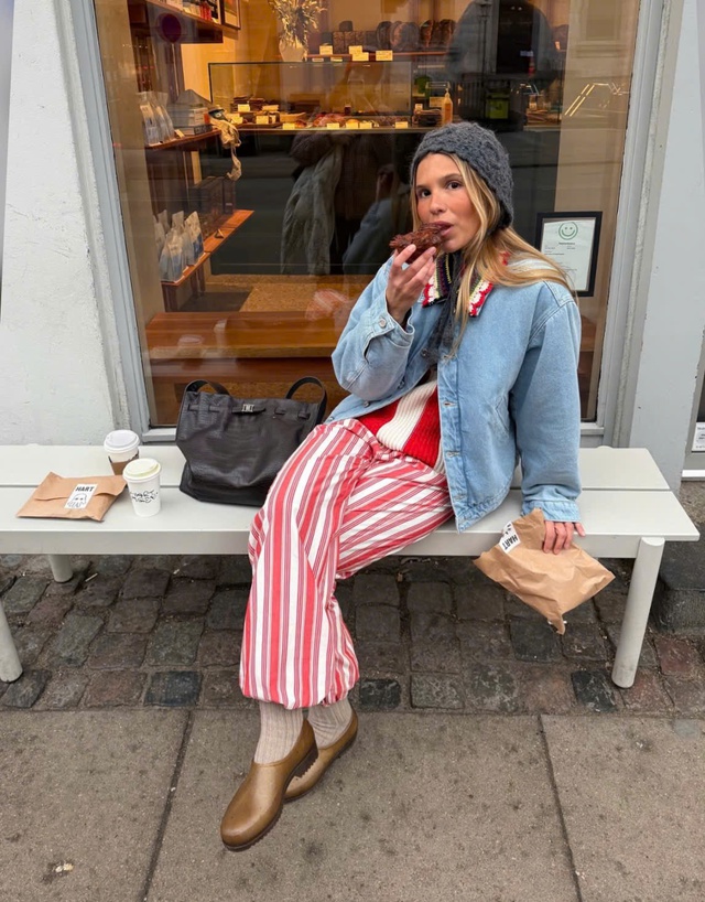 Mùa mốt năm nay, kiểu quần này đang dần thay thế quần denim - Ảnh 6.