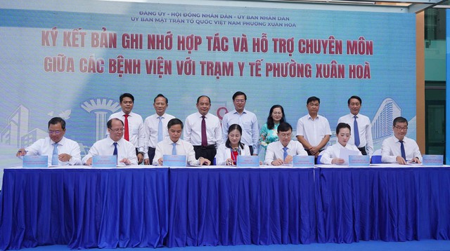 Trạm y tế phường Xuân Hòa hợp tác 6 bệnh viện lớn ở TP.HCM- Ảnh 5. Trạm y tế phường Xuân Hòa hợp tác 6 bệnh viện lớn ở TP.HCM- Ảnh 5.
