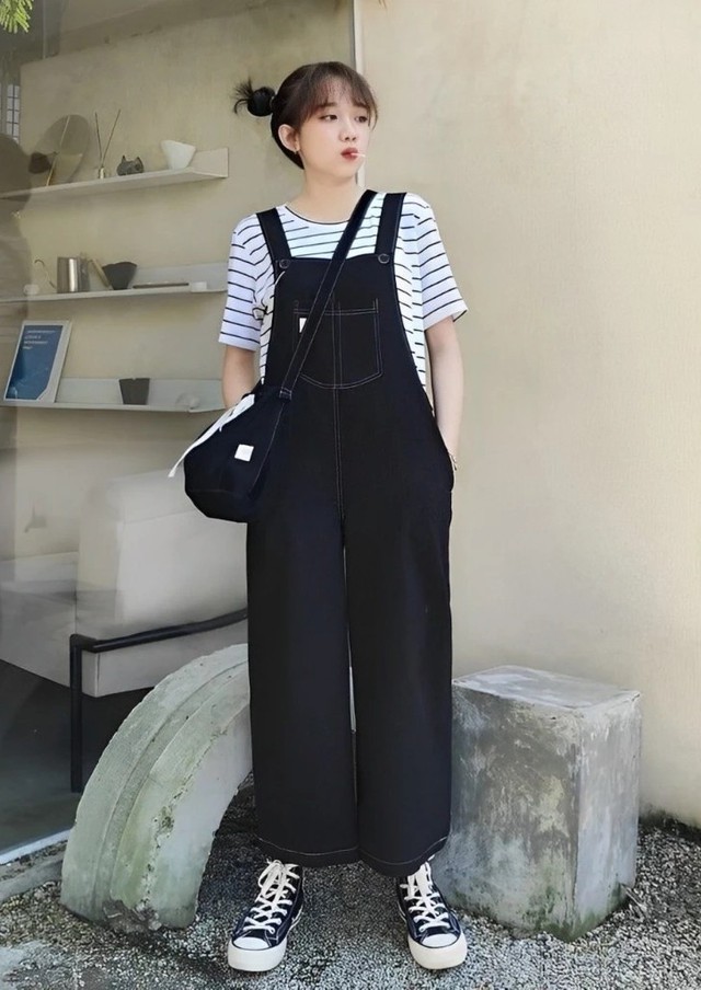 Nét đẹp thanh xuân cùng những chiếc quần, váy yếm- Ảnh 3.