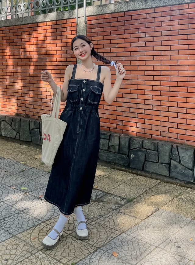 Nét đẹp thanh xuân cùng những chiếc quần, váy yếm- Ảnh 6.