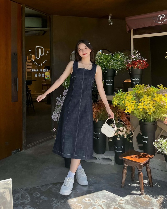 Nét đẹp thanh xuân cùng những chiếc quần, váy yếm- Ảnh 8.