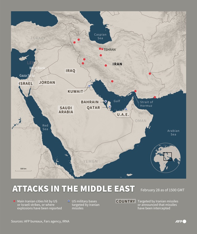 Iran tung đòn đáp trả khắp Vùng Vịnh - Ảnh 1.