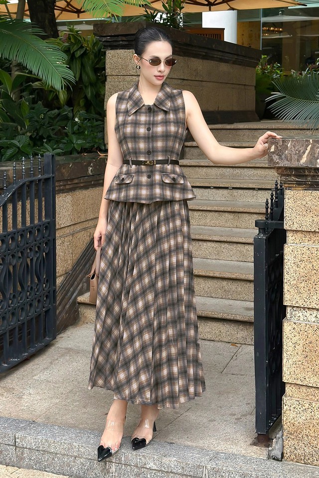 Áo họa tiết ca rô với những bản phối không nhàm chán - Ảnh 5.