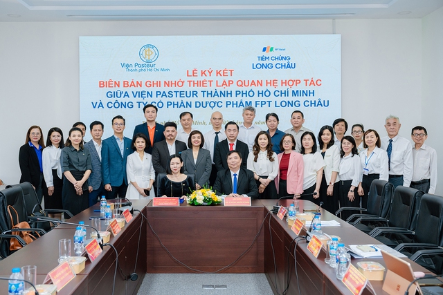 Kết nối nguồn lực y tế dự ph&ograve;ng: Long Ch&acirc;u, Viện Pasteur TP.HCM hợp t&aacute;c chiến lược - Ảnh 4.