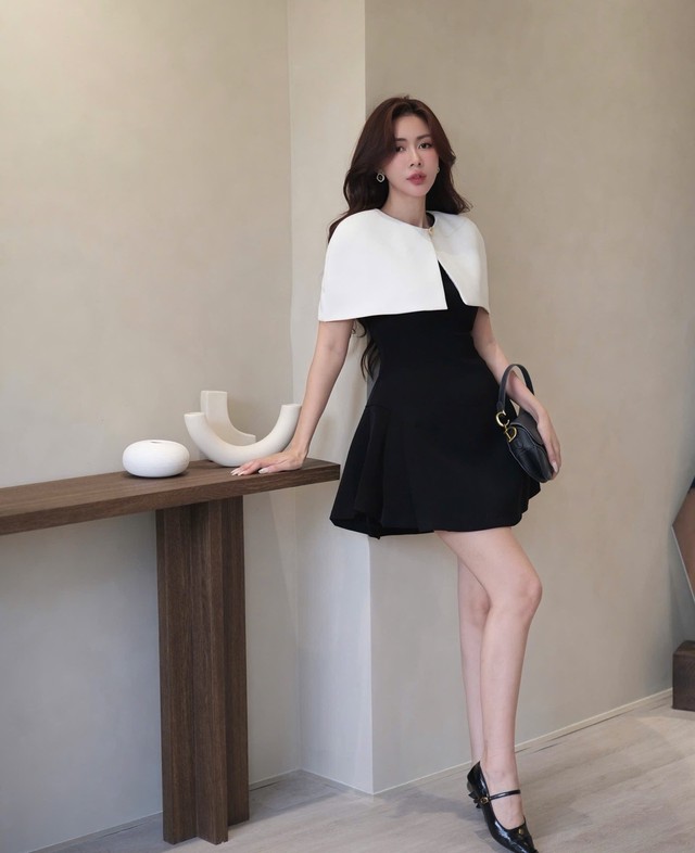 Áo choàng và váy tạo nét quyền lực quý phái- Ảnh 7.