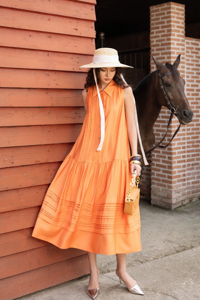 Bí quyết diện đồ thanh thoát và đầy phong cách với đầm suông- Ảnh 5.