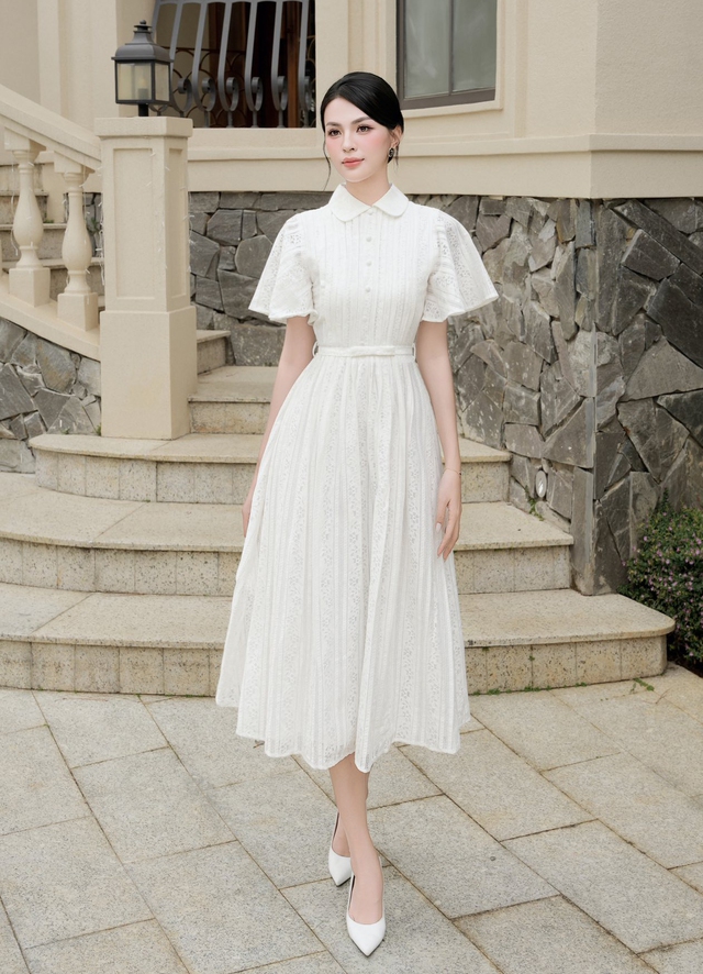 Váy chiết eo tạo nên vòng 2 thon gọn và quyến rũ- Ảnh 3.