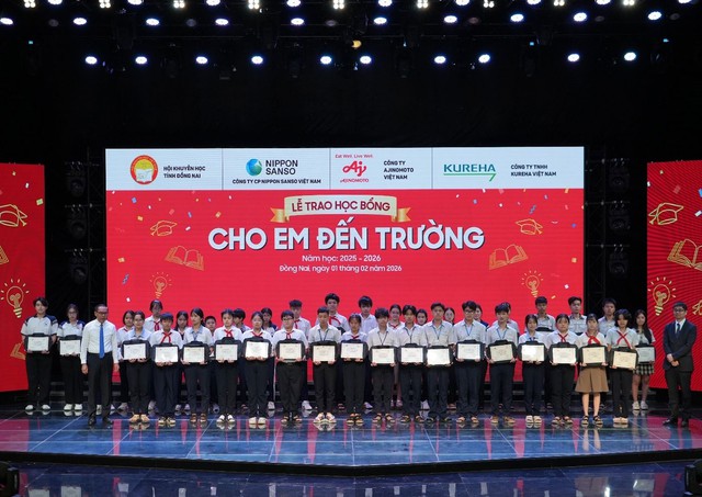 Ajinomoto Việt Nam v&agrave; h&agrave;nh tr&igrave;nh 22 năm &lsquo;tiếp sức&rsquo; cho học sinh ngh&egrave;o Đồng Nai - Ảnh 1.