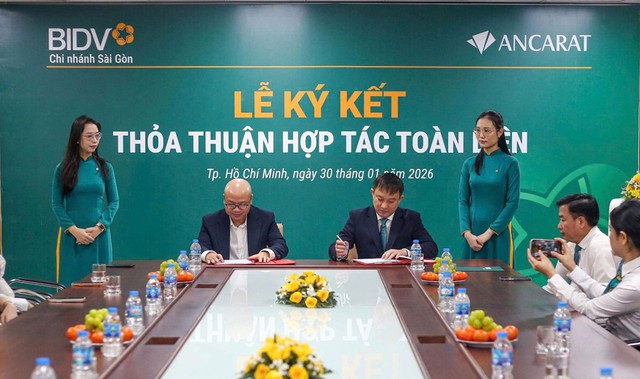 BIDV hợp t&aacute;c c&ugrave;ng Ancarat mở rộng k&ecirc;nh thanh to&aacute;n bạc online tr&ecirc;n ứng dụng BIDV SmartBanking - Ảnh 1.