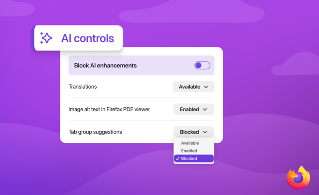 Firefox bổ sung tùy chọn cho phép người dùng tắt toàn bộ tính năng AI - Ảnh 1.
