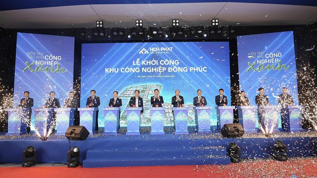 H&ograve;a Ph&aacute;t khởi c&ocirc;ng khu c&ocirc;ng nghiệp hơn 3.700 tỉ đồng ngay gần s&acirc;n bay Gia B&igrave;nh- Ảnh 1.