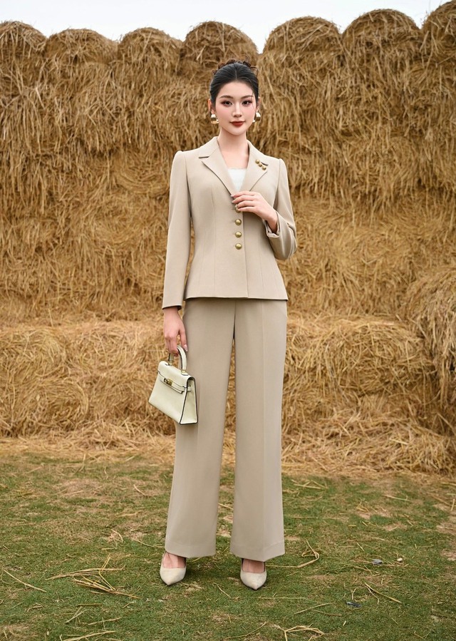 Trang phục tông màu be mang đến vẻ đẹp bền vững- Ảnh 5.