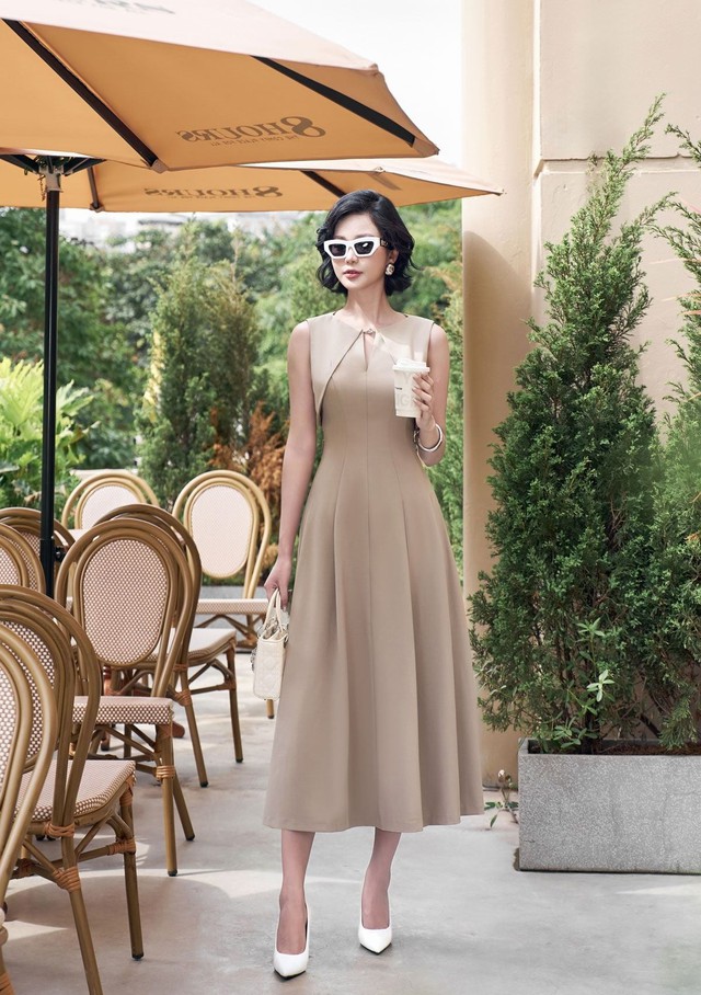 Trang phục tông màu be mang đến vẻ đẹp bền vững- Ảnh 7.
