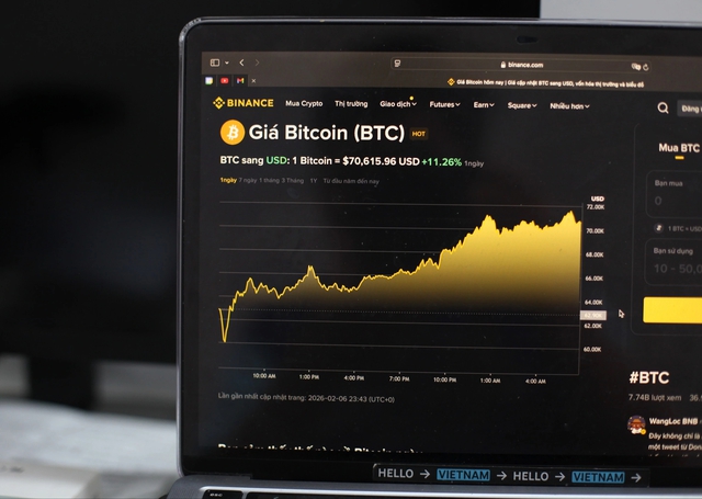 Gi&aacute; Bitcoin h&ocirc;m nay 7.2.2026: BTC bất ngờ tăng vọt sau cuộc b&aacute;n th&aacute;o lịch sử - Ảnh 1.
