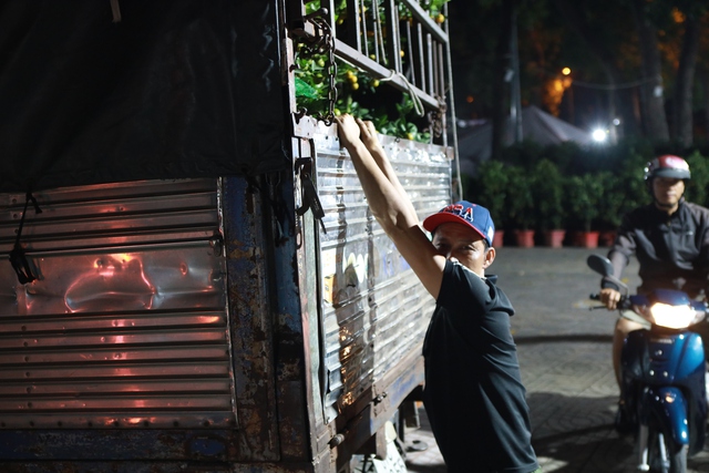 Đ&ecirc;m mưu sinh ở chợ hoa tết  - Ảnh 7.