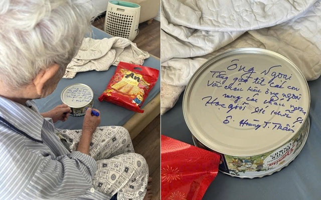 Cụ &ocirc;ng 91 tuổi chuẩn bị qu&agrave; tết đầy &yacute; nghĩa cho ch&aacute;u ngọai tại TP . HCM - Ảnh 1.