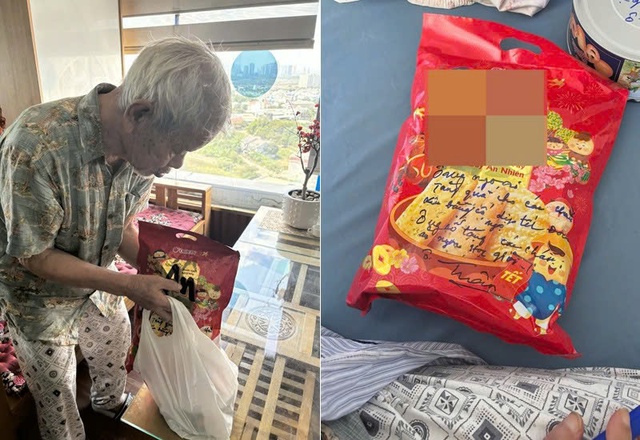 Cụ &ocirc;ng 91 tuổi chuẩn bị qu&agrave; tết đầy &yacute; nghĩa cho ch&aacute;u ngọai tại TP . HCM - Ảnh 2.