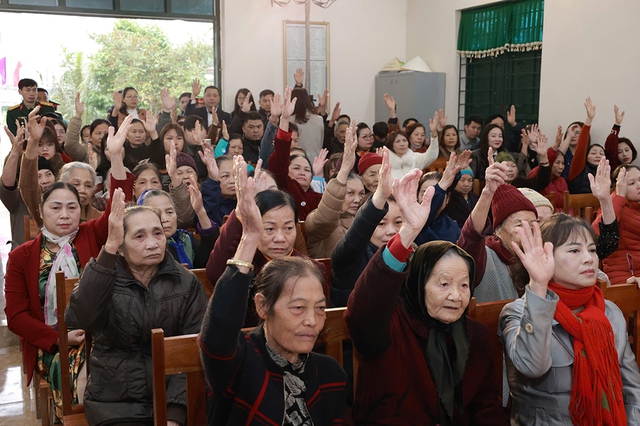 Cử tri Th&aacute;i Nguy&ecirc;n t&iacute;n nhiệm tuyệt đối đại tướng Phan Văn Giang ứng cử ĐBQH kh&oacute;a XVI- Ảnh 2.