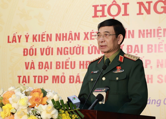 Cử tri Th&aacute;i Nguy&ecirc;n t&iacute;n nhiệm tuyệt đối đại tướng Phan Văn Giang ứng cử ĐBQH kh&oacute;a XVI- Ảnh 3.