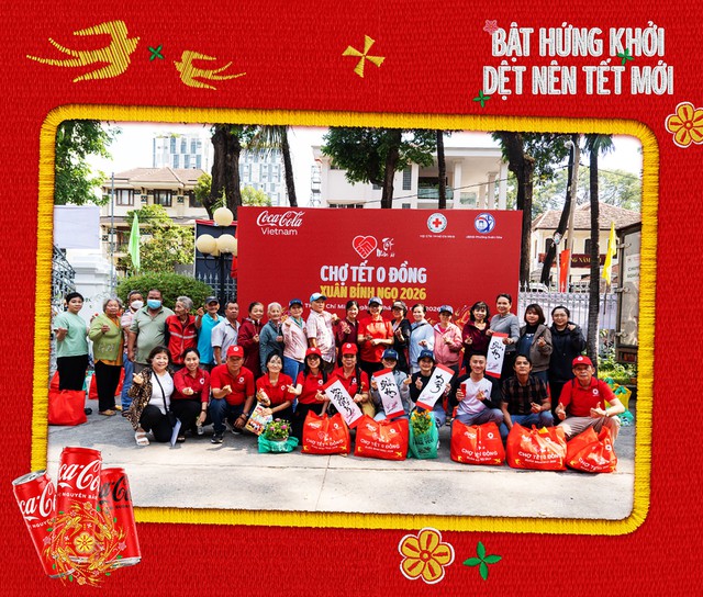 Chợ Tết 0 Đồng của Coca - Cola mang niềm vui đến h&agrave;ng ng&agrave;n người dịp tết- Ảnh 1.