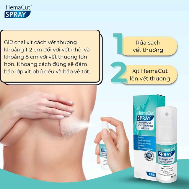 Sử dụng chai xịt vết thương khi nào để hạn chế nhiễm trùng, sẹo xấu?- Ảnh 5. Sử dụng chai xịt vết thương khi nào để hạn chế nhiễm trùng, sẹo xấu?- Ảnh 5.