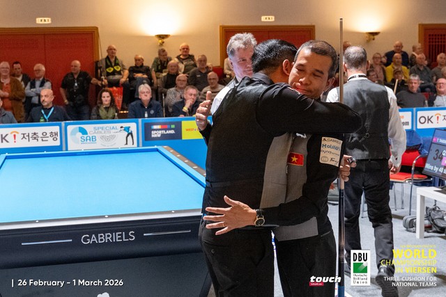 Trần Quyết Chiến tung s&ecirc;-ri lớn ngược d&ograve;ng ngoạn mục, billiards Việt Nam v&ocirc; địch thế giới- Ảnh 1.