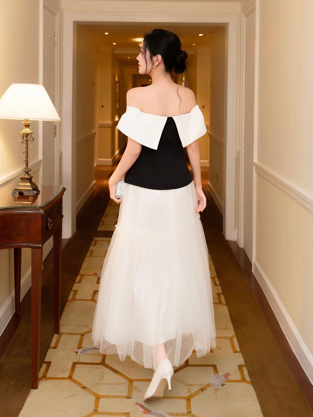 Nâng tầm phong cách cùng chân váy xòe tràn đầy sức sống- Ảnh 4.