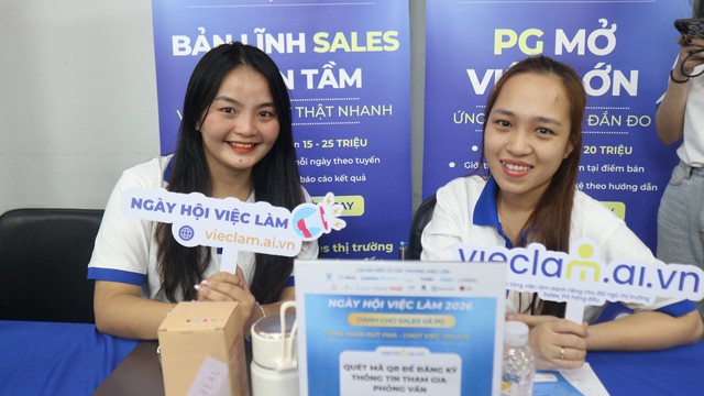 H&agrave;ng loạt việc l&agrave;m cần tuyển gấp đầu năm, thu nhập từ 20 triệu đồng/th&aacute;ng - Ảnh 2.