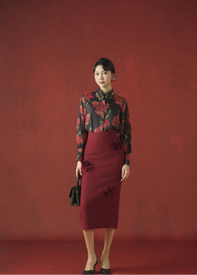 Hóa nàng thơ cùng váy đính hoa 3D đầy sức sống- Ảnh 8.