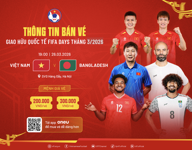 Vé xem đội tuyển Việt Nam 'chạy thử' ở Hàng Đẫy trước trận đại chiến Malaysia giá bao nhiêu?- Ảnh 1. Vé xem đội tuyển Việt Nam 'chạy thử' ở Hàng Đẫy trước trận đại chiến Malaysia giá bao nhiêu?- Ảnh 1.