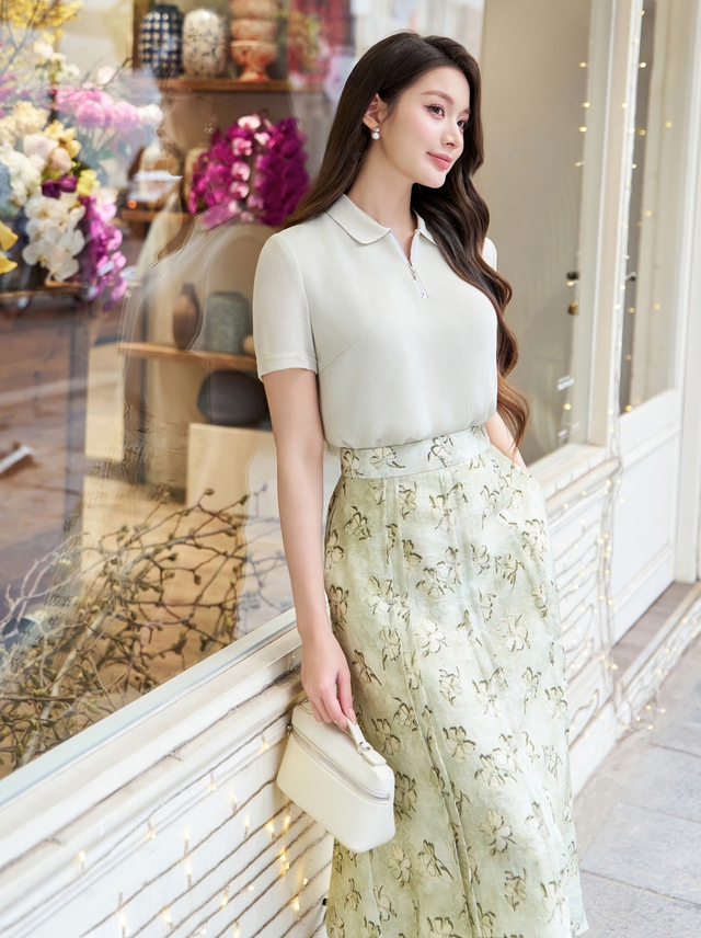 Áo ngắn tay thoáng mát, nhẹ nhàng cho ngày nắng đầu mùa- Ảnh 3.