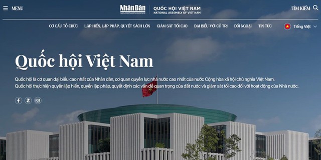 B&aacute;o nh&acirc;n d&acirc;n ra mắt chuy&ecirc;n trang Quốc hội Việt Nam 2026 - Ảnh 1.