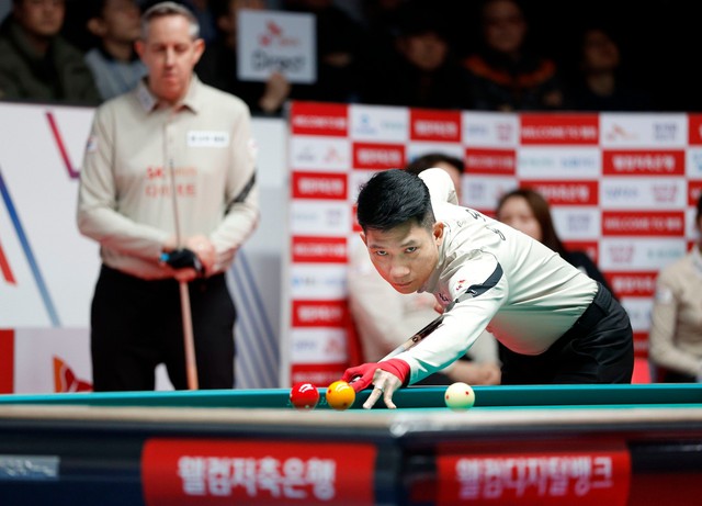 Billiards: Ng&ocirc; Đ&igrave;nh Nại tung si&ecirc;u phẩm, đ&aacute;nh bại nh&agrave; v&ocirc; địch PBA để v&agrave;o tứ kết- Ảnh 1.