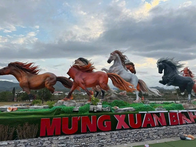 Linh vật ngựa ở miền n&uacute;i Quảng Trị mất đầu, đu&ocirc;i, nghi bị ph&aacute; hoại- Ảnh 1.