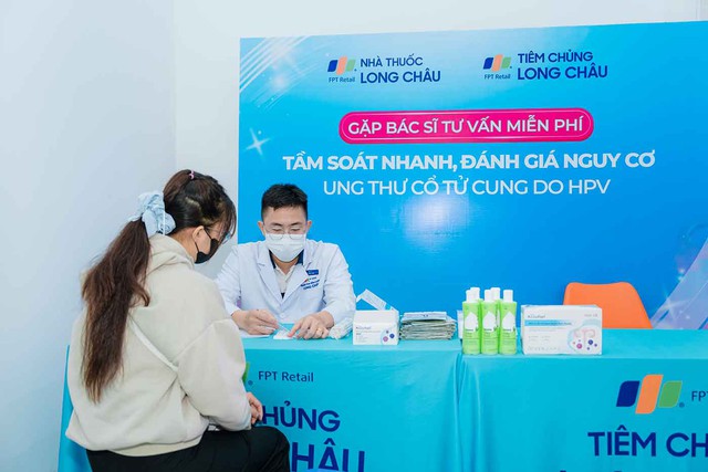 Long Ch&acirc;u tầm so&aacute;t miễn ph&iacute; HPV g&acirc;y ung thư cổ tử cung, v&igrave; sức khỏe sinh sản nữ giới- Ảnh 1.
